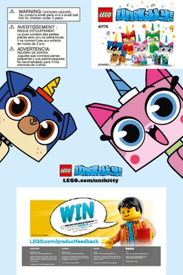 Instrucciones de Construcción - LEGO - 41775 - Unikitty™! Collectibles Series 1: Page 1