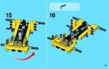 Instrucciones de Construcción - LEGO - Technic - 42004 - Miniexcavadora: Page 15