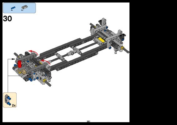 Instrucciones de Construcción - LEGO - Technic - 42009 - Grúa Móvil MK II: Page 1