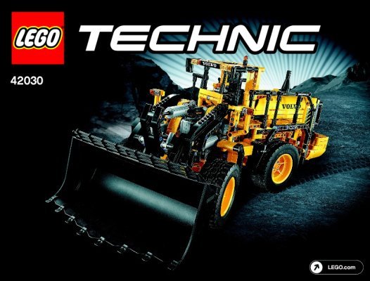 Instrucciones de Construcción - LEGO - Technic - 42030 - Excavadora con Ruedas VOLVO L350F con control remoto: Page 1