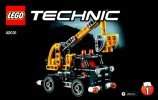 Instrucciones de Construcción - LEGO - Technic - 42031 - Camión con Plataforma Elevadora: Page 1