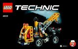 Instrucciones de Construcción - LEGO - Technic - 42031 - Camión con Plataforma Elevadora: Page 1