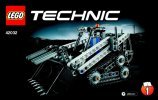 Instrucciones de Construcción - LEGO - Technic - 42032 - Cargadora Compacta con Orugas: Page 1