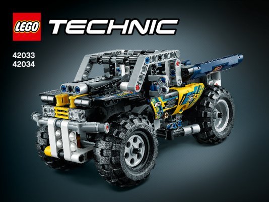 Instrucciones de Construcción - LEGO - Technic - 42033 - Plusmarquista: Page 1