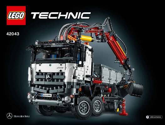 Instrucciones de Construcción - LEGO - Technic - 42043 - Mercedes-Benz Arocs 3245: Page 1