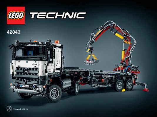 Instrucciones de Construcción - LEGO - Technic - 42043 - Mercedes-Benz Arocs 3245: Page 1