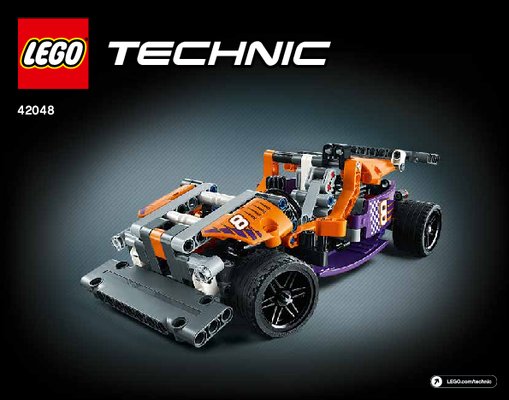 Instrucciones de Construcción - LEGO - Technic - 42048 - Kart de competición: Page 1