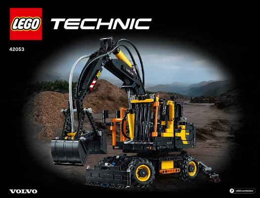 Instrucciones de Construcción - LEGO - Technic - 42053 - Volvo EW 160E: Page 1