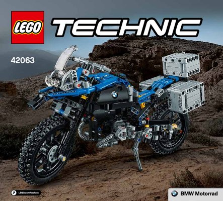 Instrucciones de Construcción - LEGO - Technic - 42063 - BMW R 1200 GS Adventure: Page 1