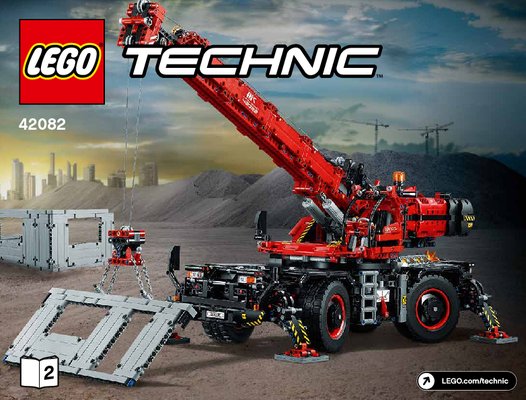 Instrucciones de Construcción - LEGO - 42082 - Rough Terrain Crane: Page 1