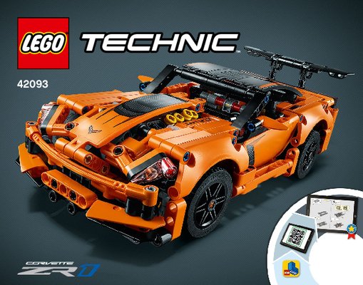 Instrucciones de Construcción - LEGO - 42093 - Chevrolet Corvette ZR1: Page 1