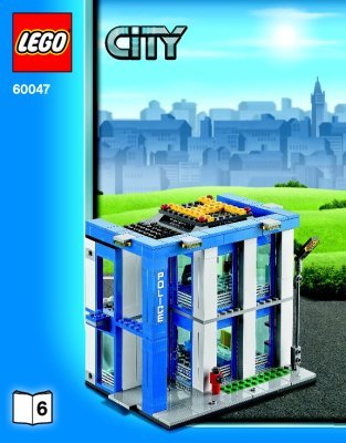 Instrucciones de Construcción - LEGO - City - 60047 - Comisaría de Policía: Page 1