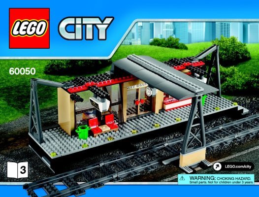 Instrucciones de Construcción - LEGO - City - 60050 - Estación de Ferrocarril: Page 1