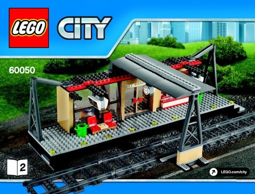 Instrucciones de Construcción - LEGO - City - 60050 - Estación de Ferrocarril: Page 1