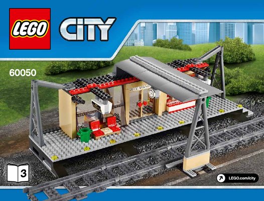 Instrucciones de Construcción - LEGO - City - 60050 - Estación de Ferrocarril: Page 1