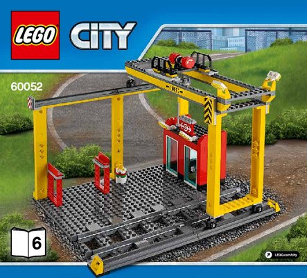 Instrucciones de Construcción - LEGO - City - 60052 - Tren de Mercancías: Page 1