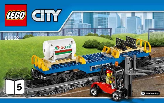 Instrucciones de Construcción - LEGO - City - 60052 - Tren de Mercancías: Page 1