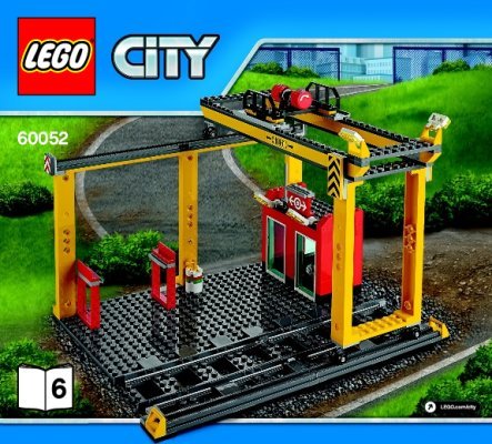 Instrucciones de Construcción - LEGO - City - 60052 - Tren de Mercancías: Page 1