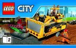 Instrucciones de Construcción - LEGO - City - 60074 - Bulldozer: Page 1