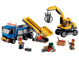 60075 - Excavator and Truck