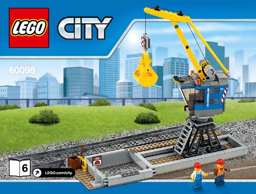 Instrucciones de Construcción - LEGO - City - 60098 - Tren de Mercancías Pesadas: Page 1