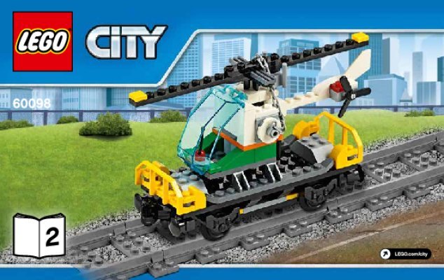 Instrucciones de Construcción - LEGO - City - 60098 - Tren de Mercancías Pesadas: Page 1