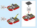 Instrucciones de Construcción - LEGO - City - 60109 - Barco de bomberos: Page 2