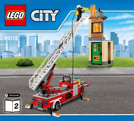 Instrucciones de Construcción - LEGO - City - 60112 - Gran camión de bomberos: Page 1