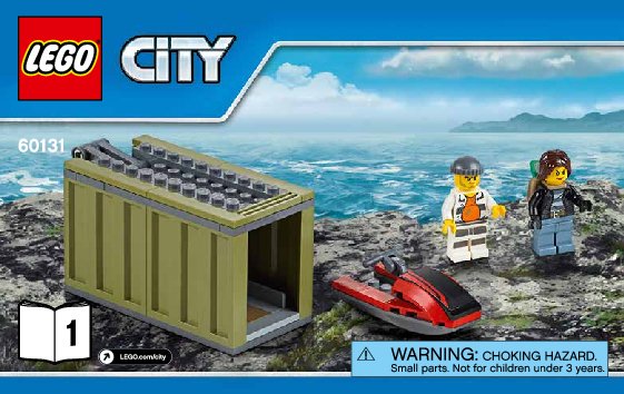 Instrucciones de Construcción - LEGO - City - 60131 - Isla de los ladrones: Page 1