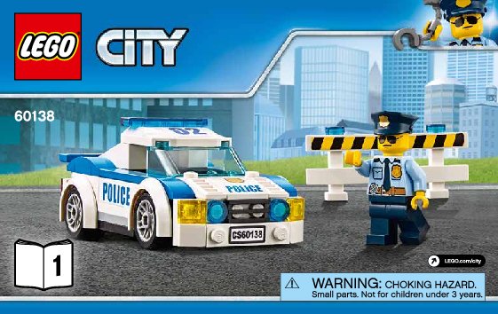 Instrucciones de Construcción - LEGO - 60138 - High-speed Chase: Page 1