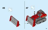 Instrucciones de Construcción - LEGO - 60140 - Bulldozer Break-in: Page 35