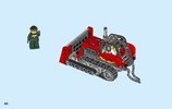 Instrucciones de Construcción - LEGO - 60140 - Bulldozer Break-in: Page 40