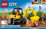 Instrucciones de Construcción - LEGO - 60152 - Sweeper & Excavator: Page 1