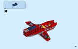 Instrucciones de Construcción - LEGO - 60177 - Airshow Jet: Page 35