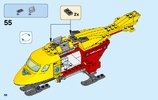 Instrucciones de Construcción - LEGO - 60179 - Ambulance Helicopter: Page 58