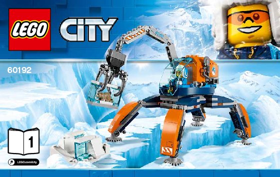 Instrucciones de Construcción - LEGO - 60192 - Arctic Ice Crawler: Page 1