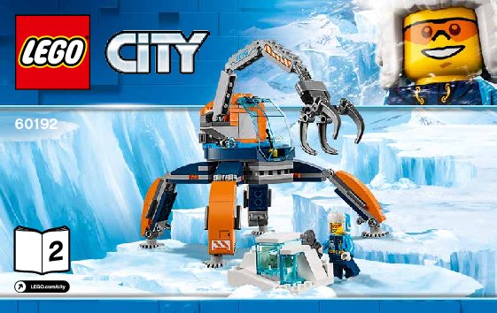 Instrucciones de Construcción - LEGO - 60192 - Arctic Ice Crawler: Page 1