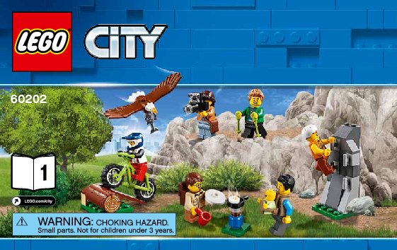 Instrucciones de Construcción - LEGO - 60202 - People Pack - Outdoor Adventures: Page 1