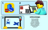 Instrucciones de Construcción - LEGO - 60206 - Sky Police Jet Patrol: Page 3