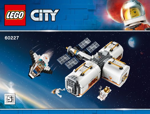 Instrucciones de Construcción - LEGO - 60227 - Lunar Space Station: Page 1