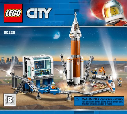 Instrucciones de Construcción - LEGO - 60228 - Deep Space Rocket and Launch Control: Page 1