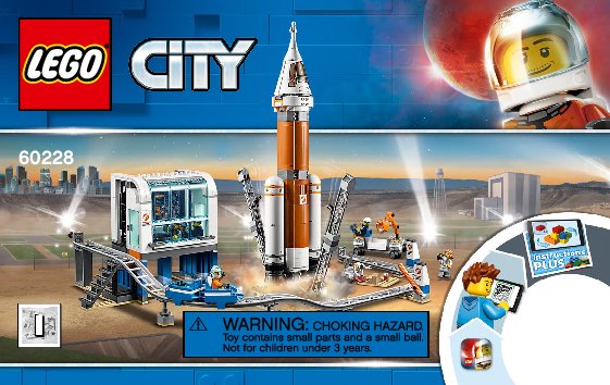 Instrucciones de Construcción - LEGO - 60228 - Deep Space Rocket and Launch Control: Page 1