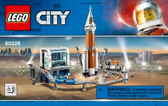 Instrucciones de Construcción - LEGO - 60228 - Deep Space Rocket and Launch Control: Page 1