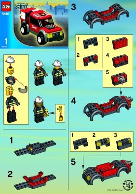 Instrucciones de Construcción - LEGO - 65799 - Fire Co-pack: Page 1