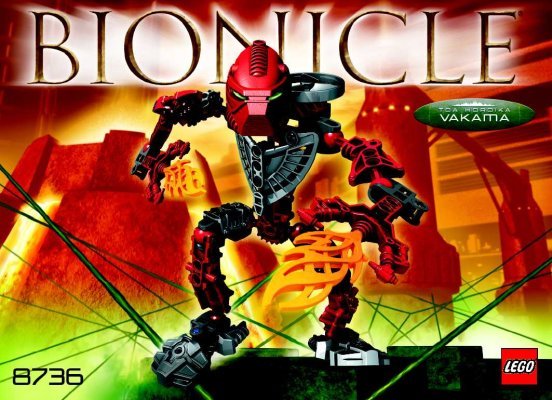 Instrucciones de Construcción - LEGO - 65808 - Bionicle co-pack w/sword: Page 1