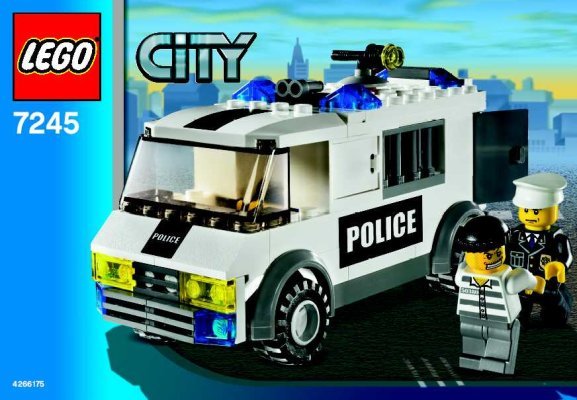 Instrucciones de Construcción - LEGO - 66069 - City Police Bi-Pack: Page 1