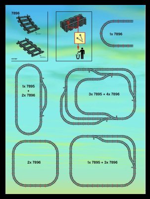 Instrucciones de Construcción - LEGO - 66239 - Train Co-pack: Page 1