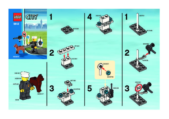 Instrucciones de Construcción - LEGO - 66328 - Police/Fire/Rescue: Page 1