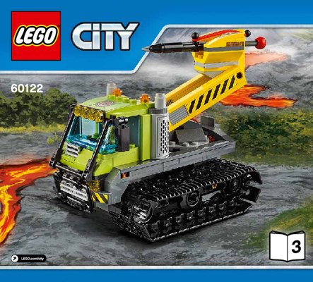 Instrucciones de Construcción - LEGO - 66540 - CITY Volcano Value Pack: Page 1