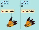 Instrucciones de Construcción - LEGO - Legends of Chima - 70005 - El Depredador Real de Laval: Page 12